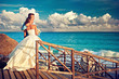 Wedding couple on the beach