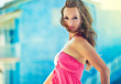 Romantic sunny girl