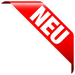 Vektor: Banner "Neu" rot Banner "Neu" rot