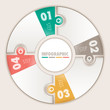 Infographic four steps