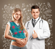 Pregnant Woman With Doctor