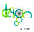 abstract design typographic illustration