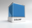 Blue color block