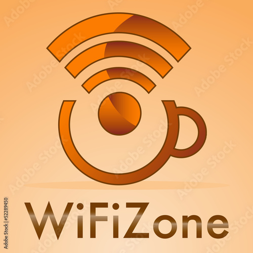 Vector: wifi zone wifi zone
