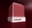 Burgundy color block