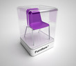 Design purple chair showcase