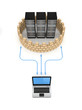 Firewall concept.
