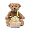 Photo: Teddybär mit Muffin Teddybär mit Muffin