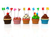 Cupcakes Happy Easter