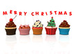 Cupcakes Merry Christmas