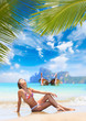 Young woman on the beach
