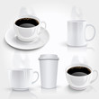 Set of coffee cups