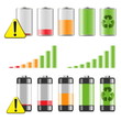 Vector battery icons