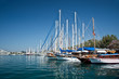 Foto: Voiliers dans le port de Bodrum, Turquie Voiliers dans le port de Bodrum, Turquie