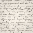 Seamless abstract handwritten text pattern