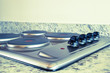 Four electric elements on a stove