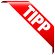 Banner "Tipp" rot