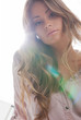 beautiful woman in casual clothes