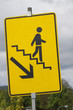 Schild Fussgängerunterführung