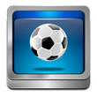 Vektor: Button mit Fußball Button mit Fußball