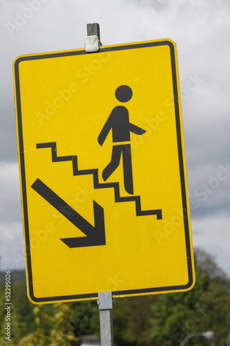 Photo: Schild Fussgängerunterführung Schild Fussgängerunterführung