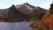 Autumn landscape in Burabay.