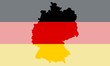 Germany - map flag