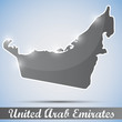 shiny icon in form of United Arab Emirates