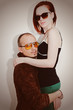 Photo: Young man and woman in sunglasses Young man and woman in sunglasses