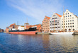 Central Maritime Museum in Gdansk at Motlawa river