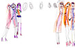 child's drawing - group of teenagers