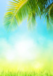 Abstract tropical theme