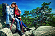couple tourists