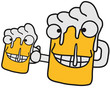 Funny Cartoon Beers
