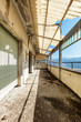 Photo: old destroyed building, grunge balcony old destroyed building, grunge balcony