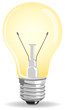 Vektor: Glühlampe Glühlampe