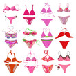 Photo: collection of women's clothing collection of women's clothing