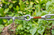 Wire rope clip and turnbuckle