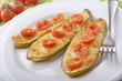 Foto: Baked zucchini with tomato Baked zucchini with tomato