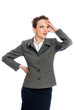 young businesswoman mistake