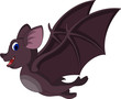 Vector: Cute Cartoon bat flying Cute Cartoon bat flying
