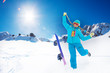 I'm so happy on my winter vacation