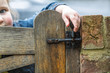 Small child and gate