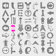 49 hand draw sketch arrow element
