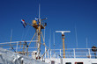 Quebec, antenna detail of a ferry