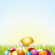 Illustration: Easter Card Template Easter Card Template