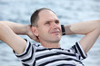 Man on a beach