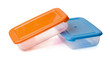 Photo: Two plastic food containers Two plastic food containers