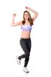 Photo: teenager doing fitness workout teenager doing fitness workout