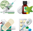 Set of medical icons